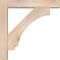 Ekena Millwork Imperial Block Smooth Bracket w/ Offset Brace, Douglas Fir, 5 1/2"W x 28"D x 28"H BKT0604X28X28IMP05SDF - alternate 4